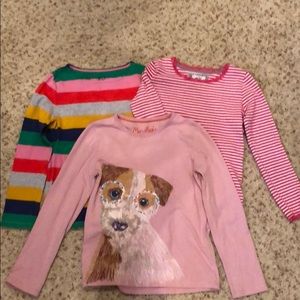 Lot of 3 Mini Boden tops EUC size 7/8